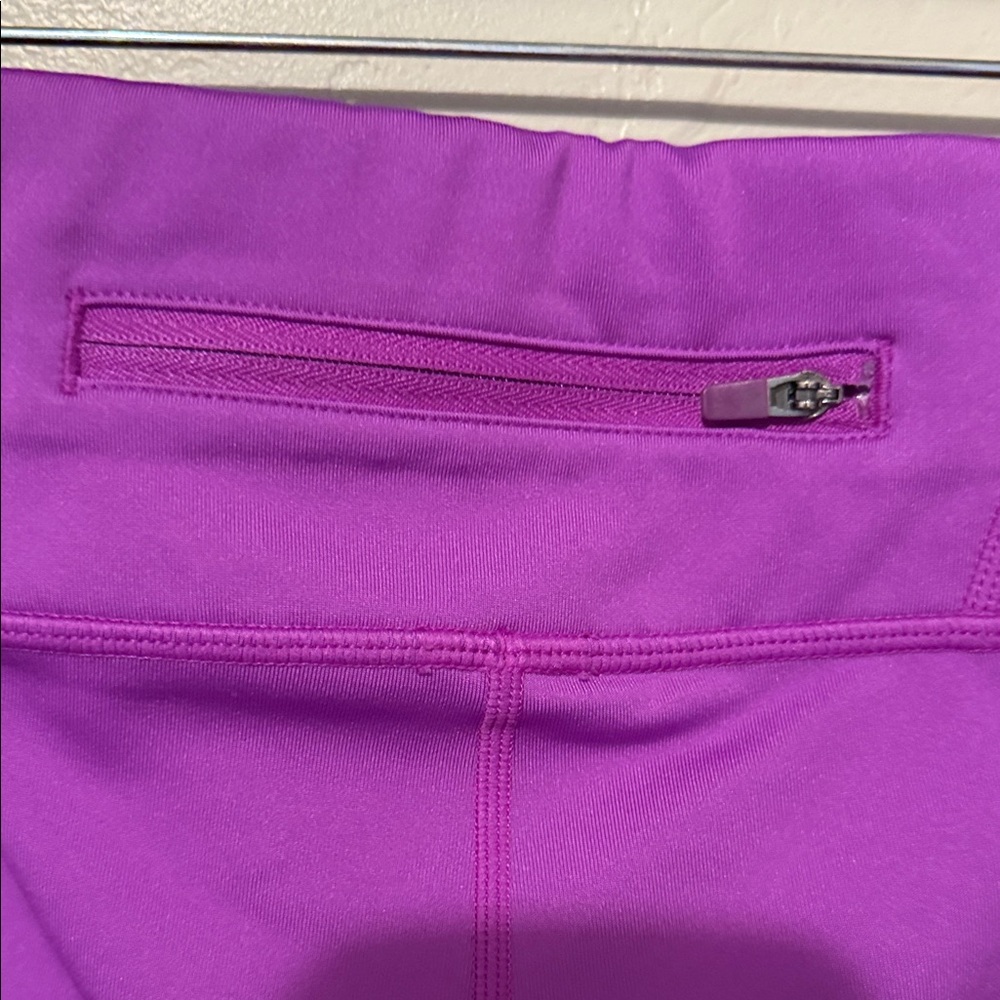 Athleta Vibrant Purple Cropped Leggings Small - Picture 6 of 9